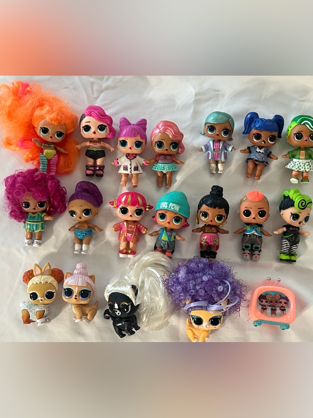 L.O.L. Surprise! Dolls Set - Orange, Pink, Purple, Blue, Green